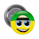 SMILEY FACE WITH HAT PIN
