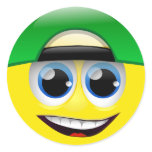 SMILEY FACE WITH HAT STICKERS