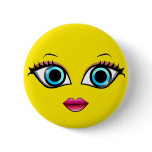 SMILEY FACE WOMAN buttons