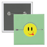 Smiley Face - Yellow Pop Fashion Gag Icon Button