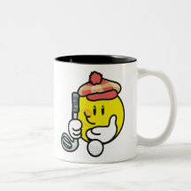 Smiley Golf Coffee Mugs