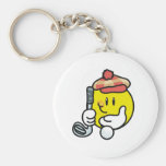 Smiley Golf Keychains