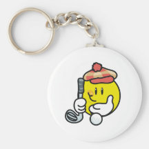 Smiley Golf Keychains