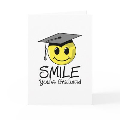 Smiley Graduation Cards by ldcreative