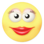 Smiley Grrl Sticker