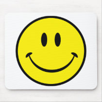Smiley Happiness Face Mousepads