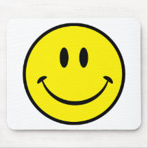Smiley Happiness Face Mousepads