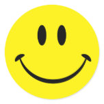 Smiley Happiness Face stickers