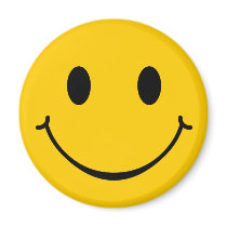 Smiley Happy Face magnet