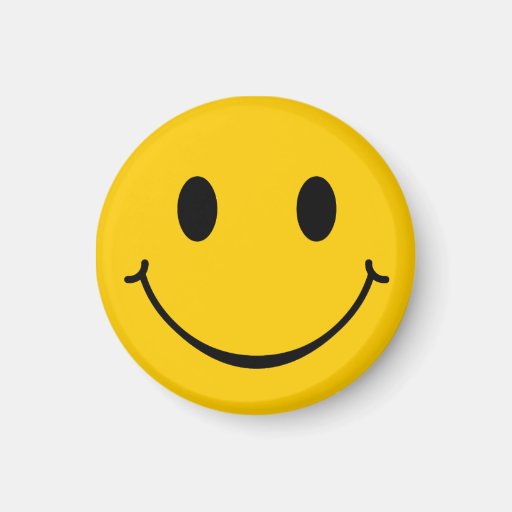 Smiley Happy Face magnet