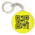 Smiley ☺ Happy Face -- QR Code keychains