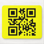 Smiley ☺ Happy Face -- QR Code mousepads