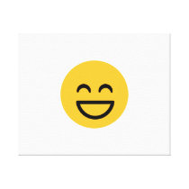 Smiley laugh lol canvas prints