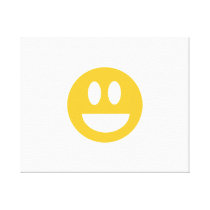 Smiley laugh lol canvas prints