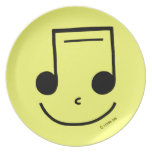 Smiley Notes! Dinner Plate