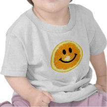 Smiley Orange Slice Shirt