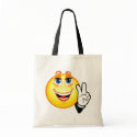 Smiley Peace bags