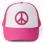 Smiley Peace Mesh Hat