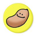 Smiley peanut magnets