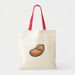 Smiley peanut tote bag