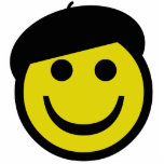Smiley photo sculptures