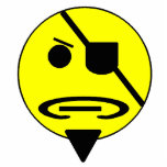Smiley Pirate Photo Cutout