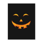 Smiley pumpkin postcards