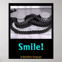 Smiley Rope Print