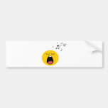 Smiley singer bumper stickers