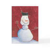 Smiley Snowman Cards