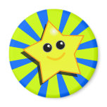 SMILEY STAR Magnet