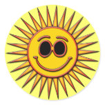 SMILEY SUN STICKER