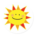 Smiley sun