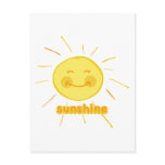 Smiley Sunshine postcards