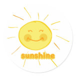 Smiley Sunshine stickers