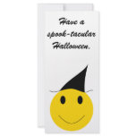 Smiley witch. Halloween t-shirts, cards and gifts. rack cards