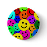 SMILEYS COLLAGE PINBACK BUTTONS