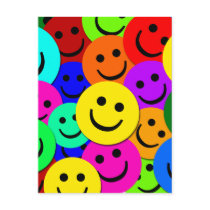 SMILEYS COLLAGE POST CARDS