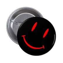SMILIE BLACK RED BUTTONS