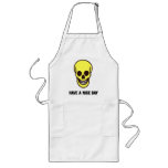 Smilie Face Skull aprons