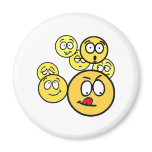 Smilie smiley group group fridge magnets