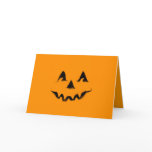 Smilin' Pumpkin Halloween card