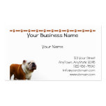 Smiling Buff coloured Bulldog Business Cards