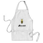 Smiling Bumble Bee Bee-otch Apron