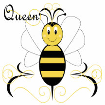 Smiling Bumble Bee Queen Bee Ornament Photo Sculptures