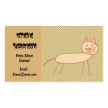 Smiling Cat Business Cards