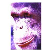 Smiling Chimpanzee Personalised Stationery