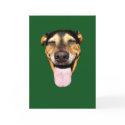 Smiling Dog Greeting Card (blank inside)