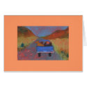Smiling Dogs in the pick up truck cards