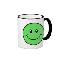 Smiling Face Mug Green 0001
